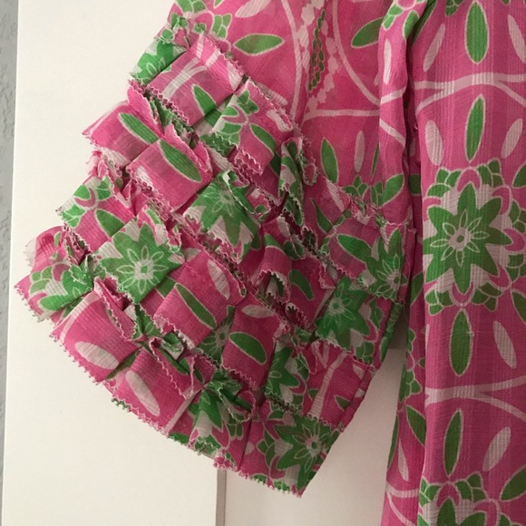 Lilly Pulitzer Ruffled Sleeve Mini Dress - Picture 5 of 6